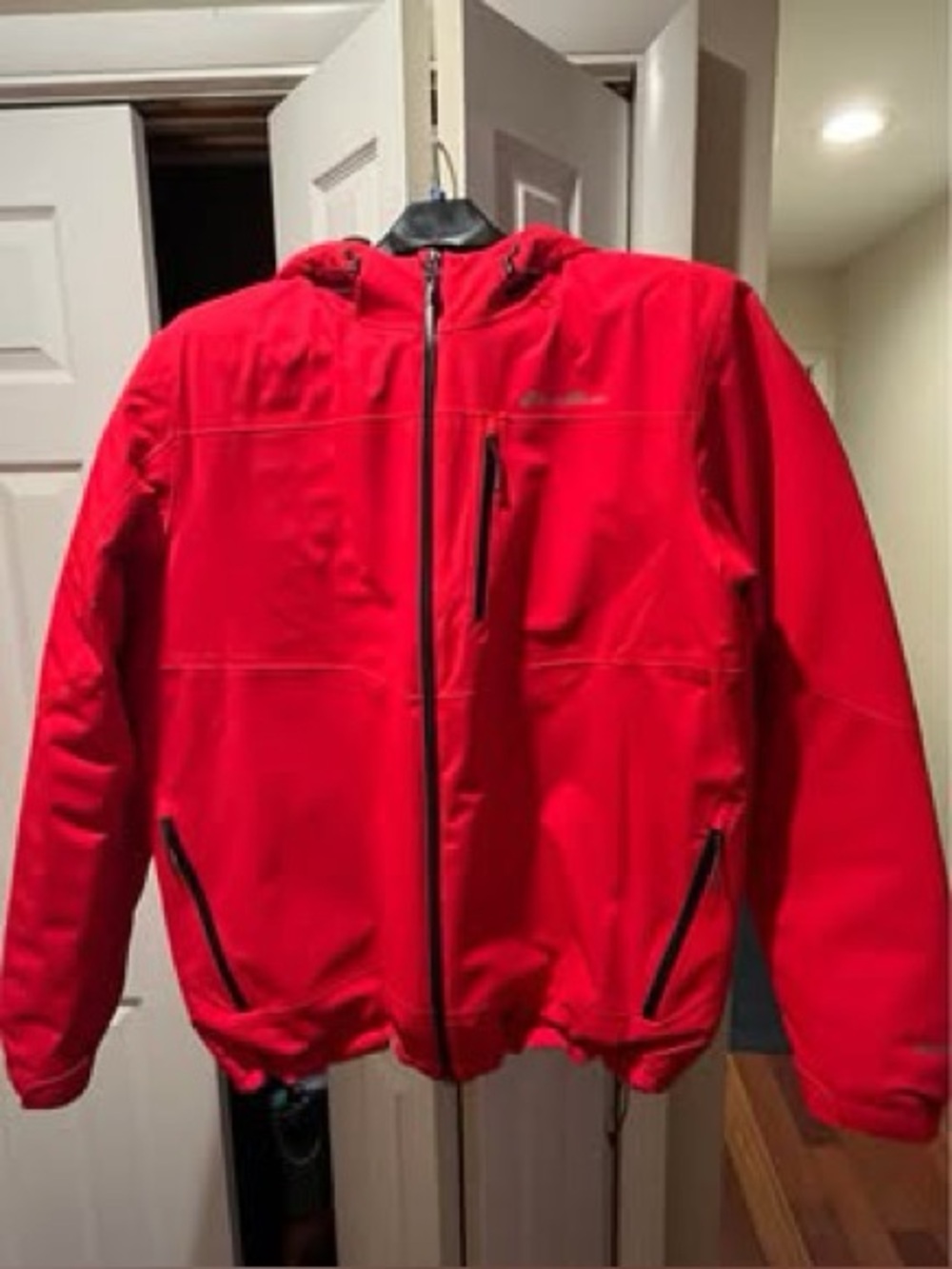 Eddie Bauer Red Hooded 650 Down